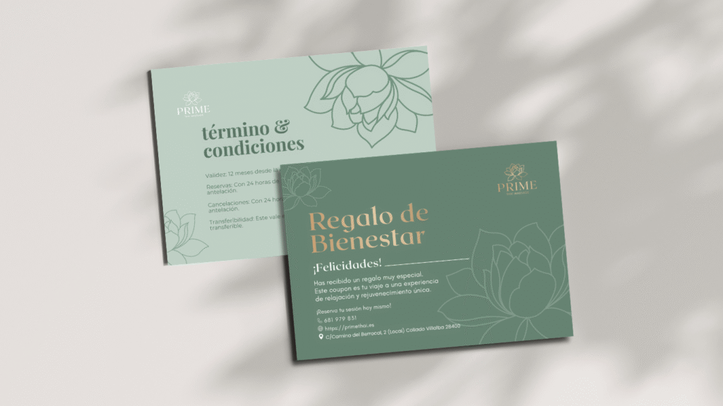 Tarjeta regalo de Prime Thai Massage