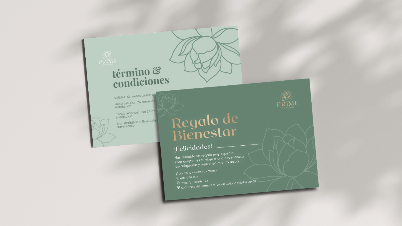 Tarjeta regalo de Prime Thai Massage
